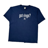 New York Yankees Lee Sport Mlb T-Shirt - XL Blue Cotton