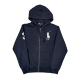 Polo By Ralph Lauren Hoodie - Medium Navy Cotton
