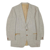 MCGREGOR Mens Beige Wool Blend Jacket M Woven Classic Button Closure