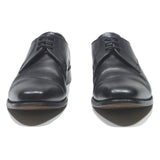 BARKER Mens Black Leather Lace-Up Shoes UK 8 Classic Formal Dress Footwear