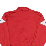 ERIMA Mens Red White & Blue Zigzag Polyester Blend Athletic Zip Jacket M