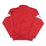 ERIMA Mens Red White & Blue Zigzag Polyester Blend Athletic Zip Jacket M
