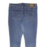 LEVI'S Mile High Super Skinny Big E Womens Jeans Blue Regular Skinny Denim