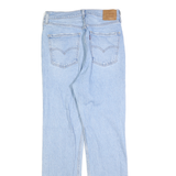 LEVI'S Womens Regular Fit Blue Denim Light Wash Jeans W30 L31 Relaxed