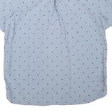 THE NORTH FACE Mens Blue Shirt L Cotton Blend Lightweight Short Sleeve Casual