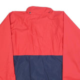 HELLY HANSEN Mens Red & Navy Zip Polyester L Outdoor Jacket Weatherproof