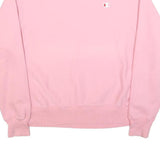 CHAMPION REVERSE WEAVE Womens Pink Crew Neck L Sweatshirt Cotton Pullover