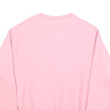 CHAMPION REVERSE WEAVE Womens Pink Crew Neck L Sweatshirt Cotton Pullover