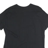 NIKE Mens Black Graphic T-Shirt XL Short Sleeve Crew Neck Casual Cotton