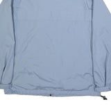 CARHARTT Mens Blue Lightweight Synthetic Zip Jacket L Plain Casual Outdoor