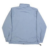 CARHARTT Mens Blue Lightweight Synthetic Zip Jacket L Plain Casual Outdoor