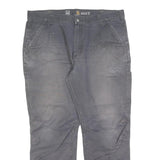 CARHARTT Mens Cotton Blend Grey Relaxed Fit Straight Leg Trousers W40 L32