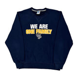 We Are One Family Russell Athletic College Sweatshirt - Medium Navy Cotton