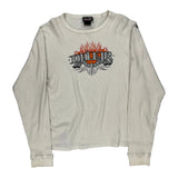 Dale Jr. Chase Authentics Nascar Long Sleeve T-Shirt - 2XL Cream Cotton