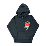Age 14-16 Port & Company Graphic Hoodie - Large Black Cotton Blend