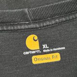 Vintage Carhartt Long Sleeve T-Shirt - XL Black Cotton