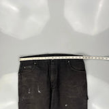 Dickies Carpenter Trousers - 38W 29L Black Cotton