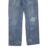 CARHARTT Womens Jeans Blue Regular Straight Denim Rinse W32 L30 Durable Workwear
