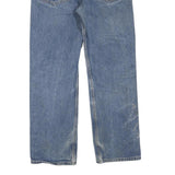 CARHARTT Womens Jeans Blue Regular Straight Denim Rinse W32 L30 Durable Workwear