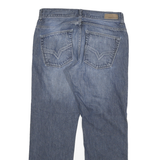 DKNY Mens Jeans Blue Regular Straight Denim Medium W32 L30 Classic Cotton Zip