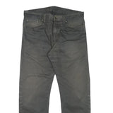 CARHARTT Mens Regular Fit Cotton Blend Black Trousers W35 L29 Workwear Zip