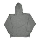 Reebok Hoodie - Large Gray Cotton Blend