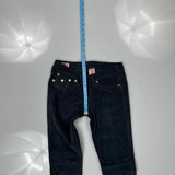 True Religion Skinny Jeans - 28W US 4 Black Corduroy