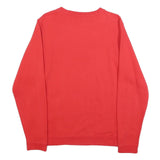 NIKE Mens Red Just Do It Cotton Blend Crew Neck S Sweatshirt Casual Pullover