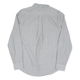 LEVI'S Mens Grey Cotton Blend Button-Down Shirt M Classic Fit Casual