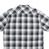 VANS Mens Black & White Check Shirt XL Short Sleeve Button Pocket Casual Cotton