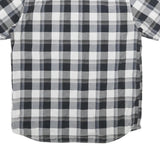 VANS Mens Black & White Check Shirt XL Short Sleeve Button Pocket Casual Cotton