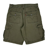 Levis Cargo Cargo Shorts - 35W 10L Green Cotton