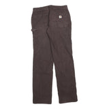 CARHARTT Womens Jeans Brown Regular Straight Denim Rinse W28 L32 Workwear Casual
