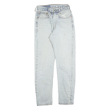LEVI'S Womens Jeans Blue Regular Straight Denim Light W26 L27 Classic Cotton Zip