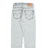 LEVI'S Womens Jeans Blue Regular Straight Denim Light W26 L27 Classic Cotton Zip