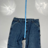 Wrangler Carpenter Jeans - 37W 32L Blue Cotton
