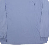 POLO RALPH LAUREN Mens Blue Long Sleeve Crew Neck Pocket T-Shirt M Cotton Blend