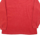 FILA Mens Red Jumper Plain Crew Neck Basic Knit L Comfort Casual Polyester