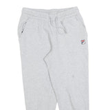 FILA Womens Joggers Grey Slim Tapered S W26 L25 Cotton Blend Comfort Casual