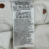 Levis 501 Jeans - 30W 30L White Cotton