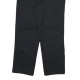 DICKIES Mens Black Regular Fit Straight Leg Trousers Cotton Blend W38 L30