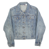 ARIZONA JEAN COMPANY Womens Blue Denim Button Jacket M Cotton Classic Casual