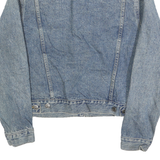 ARIZONA JEAN COMPANY Womens Blue Denim Button Jacket M Cotton Classic Casual