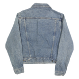 ARIZONA JEAN COMPANY Womens Blue Denim Button Jacket M Cotton Classic Casual