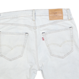 LEVI'S Womens Denim Casual Shorts Blue M W32 Frayed Hem Relaxed Fit