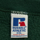 90'S Blank Made In USA Russell Athletic Sweatshirt - 2XL Green Cotton