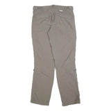 ICEPEAK Womens Regular Beige Trousers W30 L30 Polyester Blend Zip Comfort Casual
