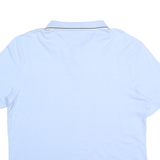 NAUTICA Mens Blue Polo Shirt L Cotton Short Sleeve Plain Classic Fit