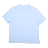 NAUTICA Mens Blue Polo Shirt L Cotton Short Sleeve Plain Classic Fit