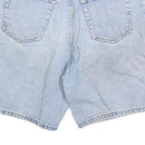 MEMBERS MARK Mens Denim Blue Casual Shorts M W34 Classic Fit Cotton Blend